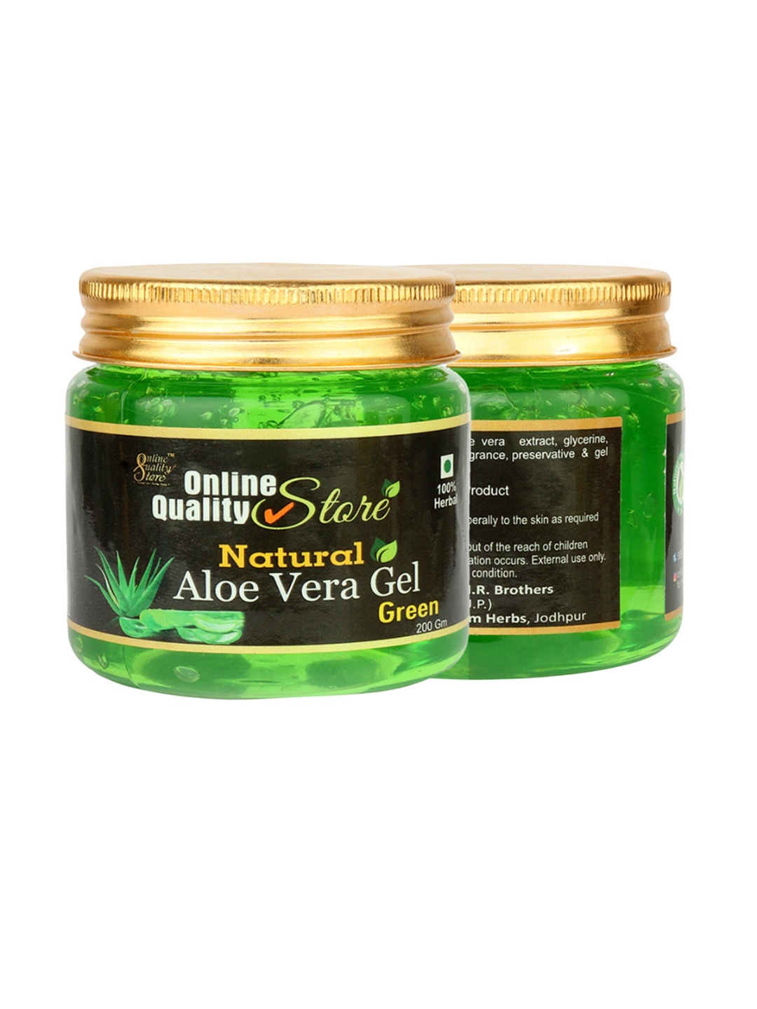 Online Quality Store Set Of 2 Aloe Vera Gel For Uneven Skin Tone - 200 g Each, Green
Online Quality Store Set Of 2 Aloe Vera Gel For Uneven Skin Tone - 200 g Each, Green