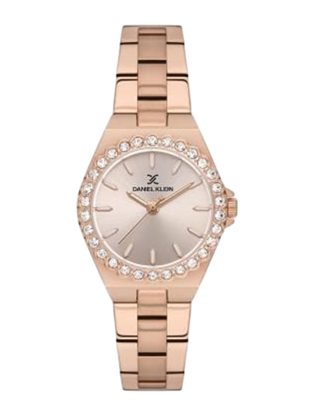 Daniel Klein Women Embellished Dial & Stainless Steel Bracelet Style Straps Analogue Watch DK.1.13904-5, Gold
Daniel Klein Women Embellished Dial & Stainless Steel Bracelet Style Straps Analogue Watch DK.1.13904-5, Gold