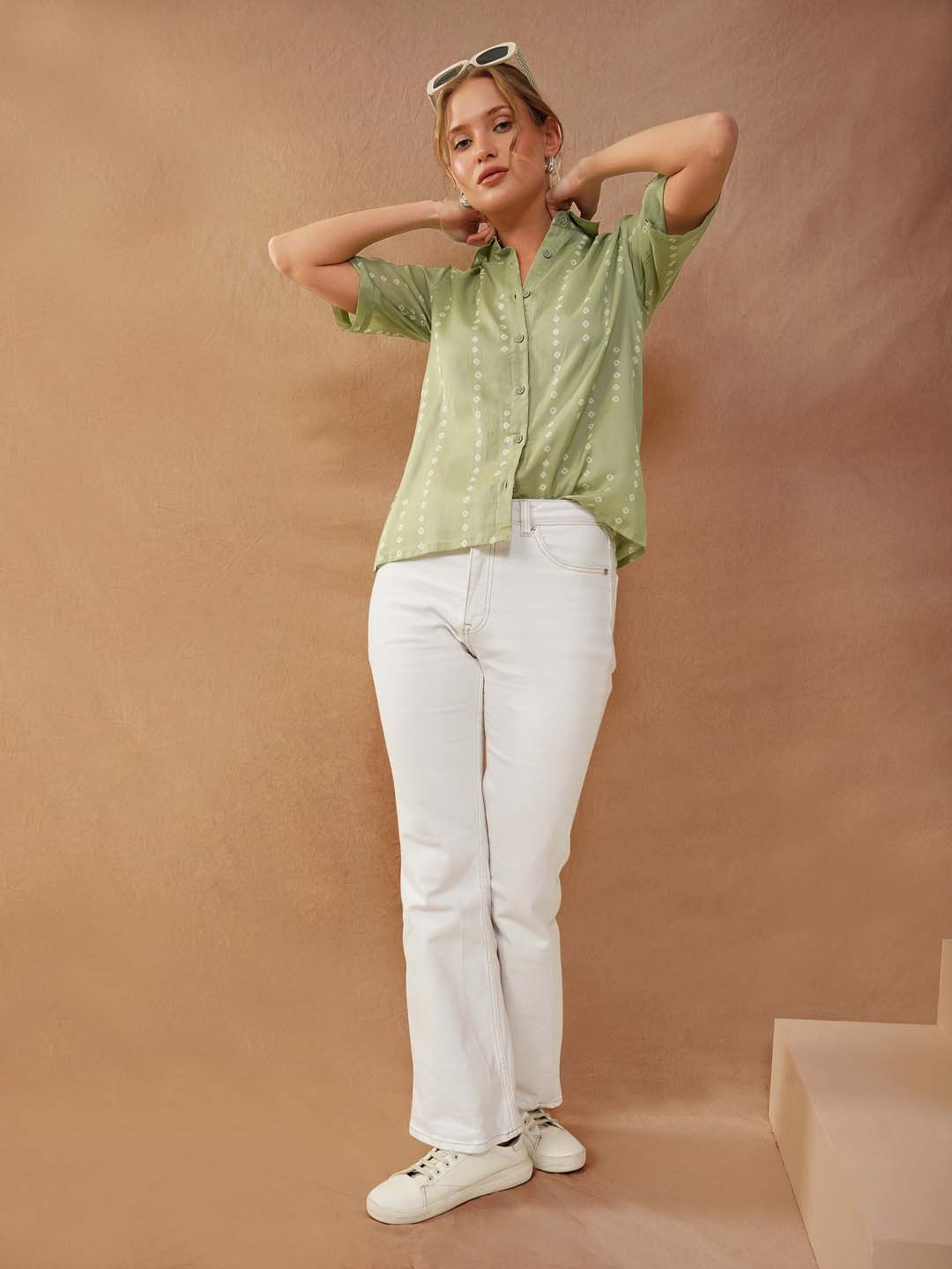 Zenava by Myntra Women Comfort Multi Stripes Opaque Striped Casual Shirt, Green
Zenava by Myntra Women Comfort Multi Stripes Opaque Striped Casual Shirt, Green