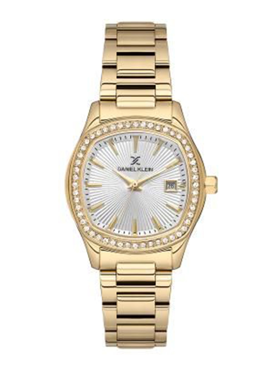 Daniel Klein Women Embellished Dial & Stainless Steel Bracelet Style Straps Analogue Watch DK.1.13866-2, Gold
Daniel Klein Women Embellished Dial & Stainless Steel Bracelet Style Straps Analogue Watch DK.1.13866-2, Gold