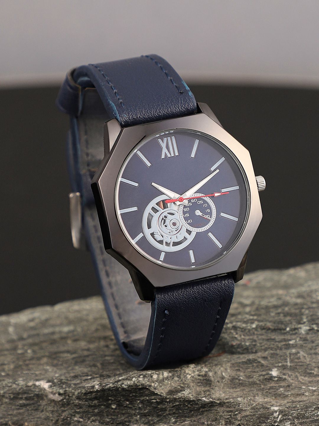 French Accent Men Dial & Leather Bracelet Style Straps Analogue Watch SS25_FAWC1039, Blue
French Accent Men Dial & Leather Bracelet Style Straps Analogue Watch SS25_FAWC1039, Blue