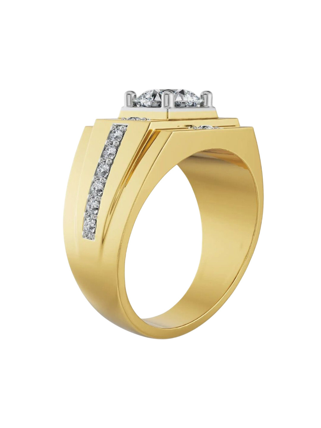 Emori Round Diamond Ring for Men, Gold
Emori Round Diamond Ring for Men, Gold