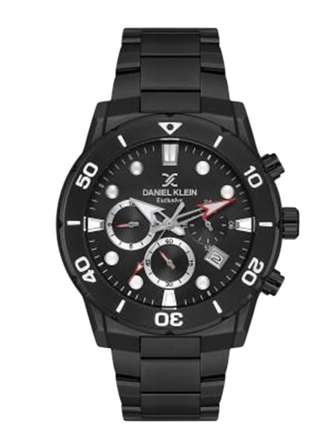 Daniel Klein Men Printed Dial & Stainless Steel Bracelet Style Straps Analogue Watch DK.1.13887-5, Black
Daniel Klein Men Printed Dial & Stainless Steel Bracelet Style Straps Analogue Watch DK.1.13887-5, Black