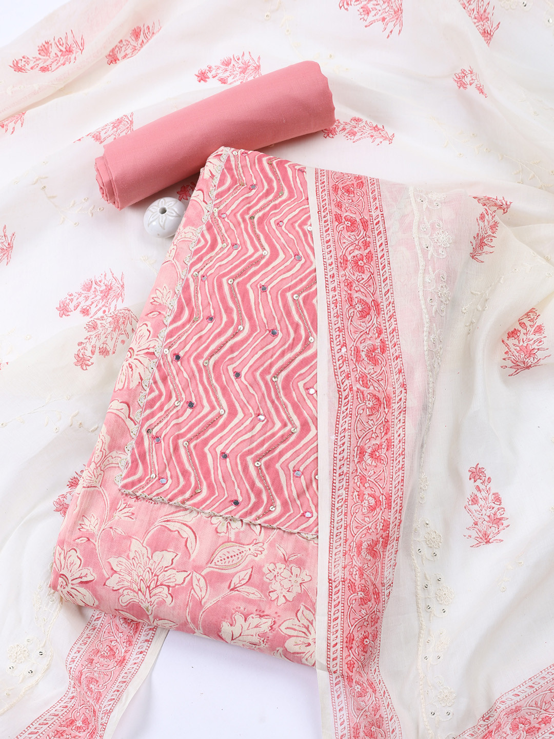 Meena Bazaar Printed Unstitched Dress Material, Mauve
Meena Bazaar Printed Unstitched Dress Material, Mauve