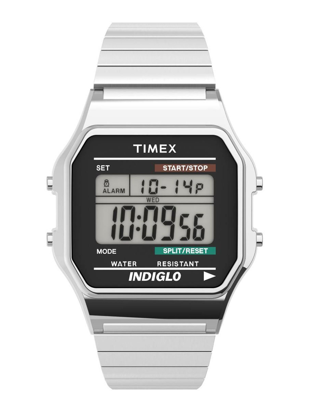 Timex Men Brass Dial & Stainless Steel Bracelet Style Straps Digital Watch T78587, White
Timex Men Brass Dial & Stainless Steel Bracelet Style Straps Digital Watch T78587, White
