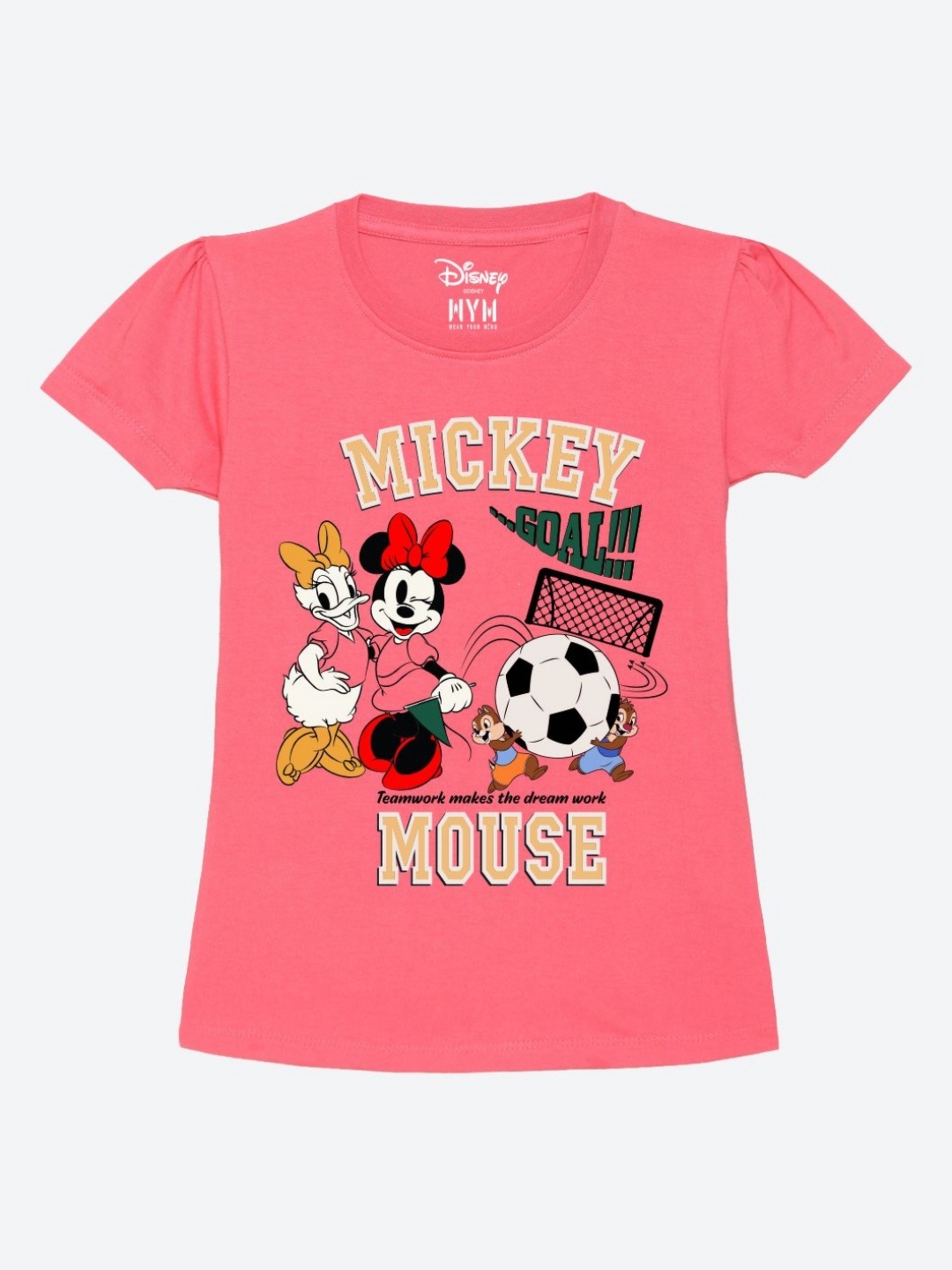 Wear Your Mind Girls Minnie Mouse Printed Puff Sleeves Pure Cotton Applique T-shirt, Pink
Wear Your Mind Girls Minnie Mouse Printed Puff Sleeves Pure Cotton Applique T-shirt, Pink