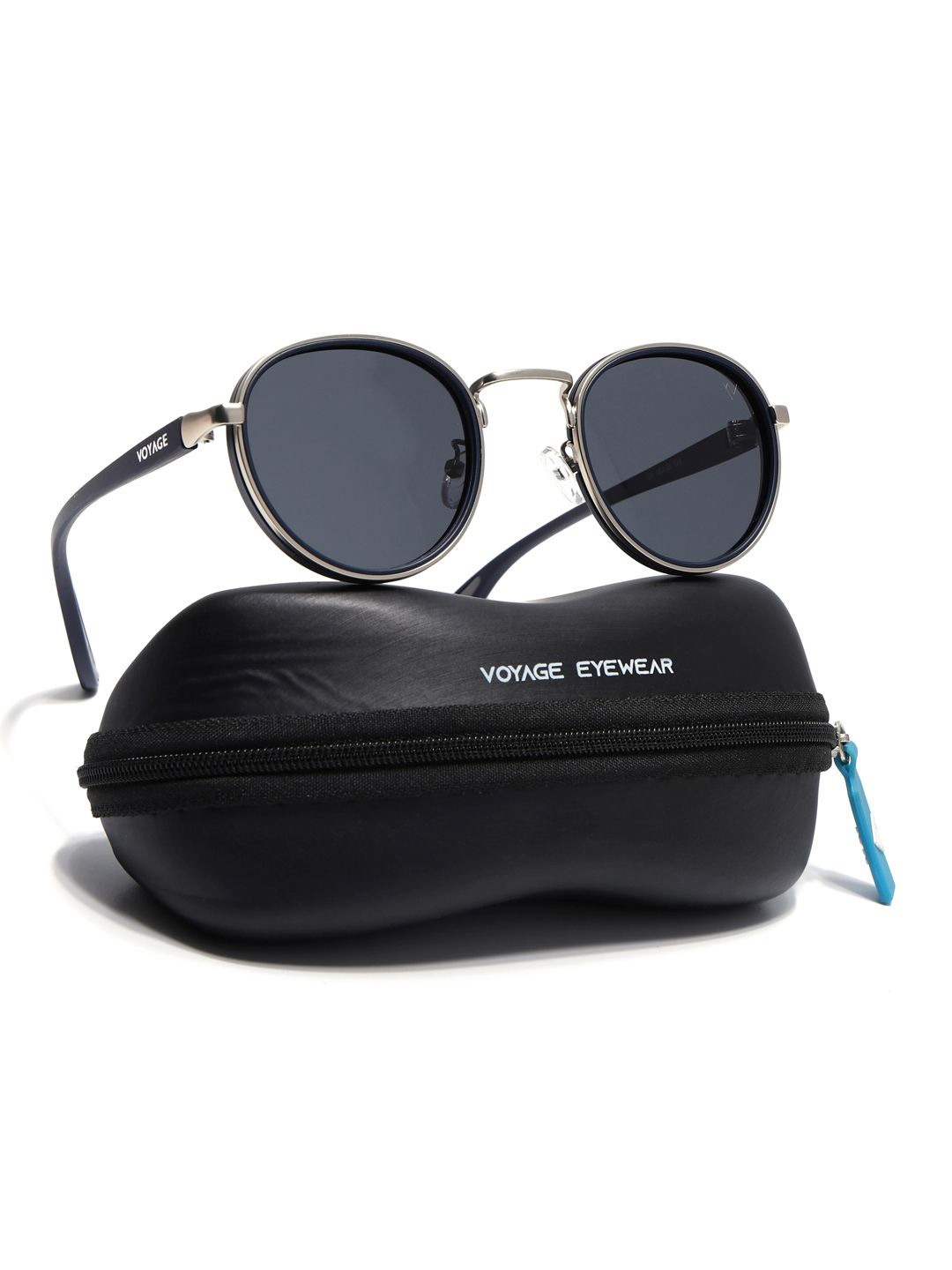 Voyage Unisex Round Sunglasses with Polarised and UV Protected Lens, Grey
Voyage Unisex Round Sunglasses with Polarised and UV Protected Lens, Grey