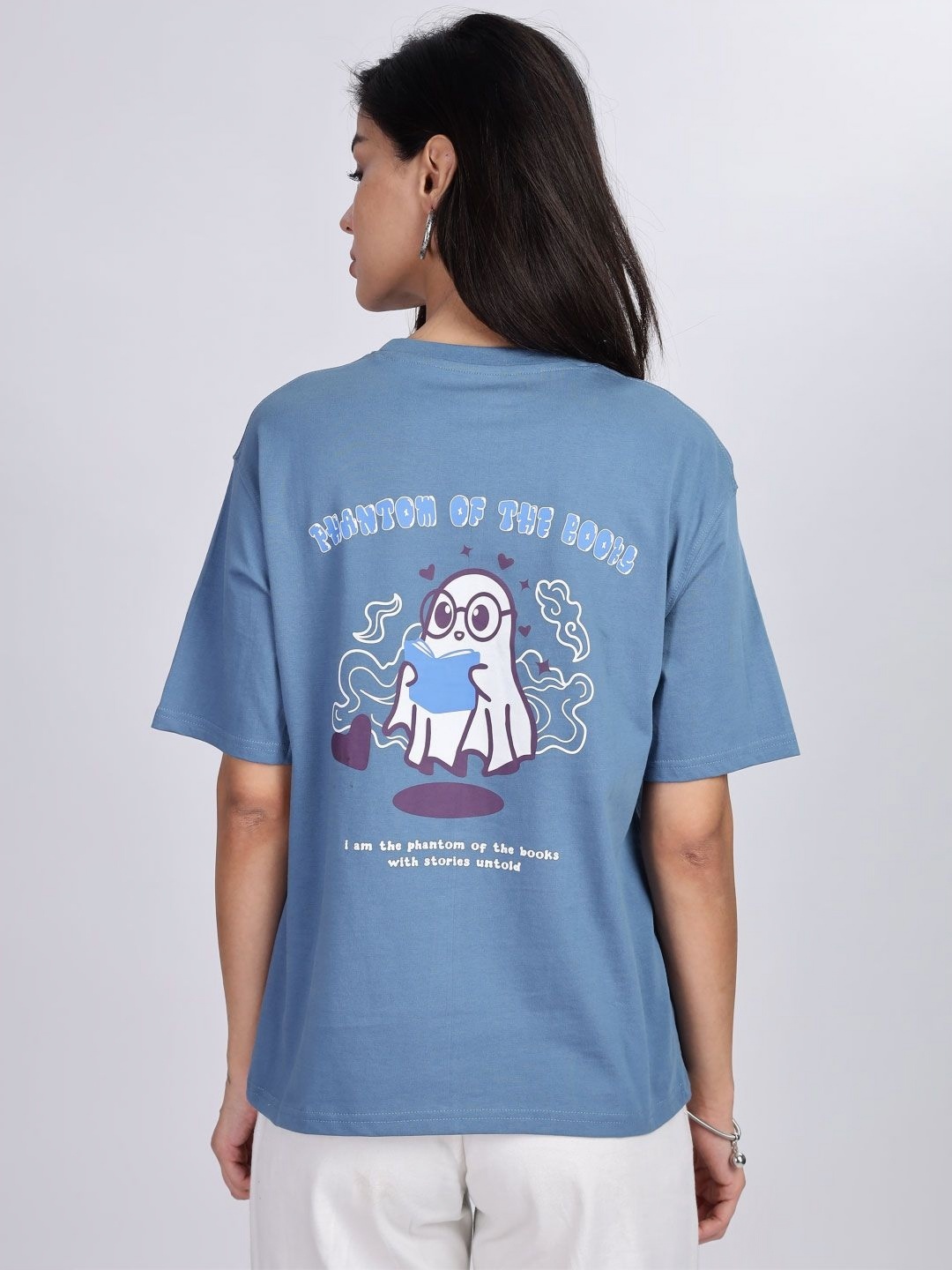 B BLUBERYL - Comfort Inside Out Women V-Neck Drop-Shoulder Sleeves Applique T-shirt, Blue
B BLUBERYL - Comfort Inside Out Women V-Neck Drop-Shoulder Sleeves Applique T-shirt, Blue