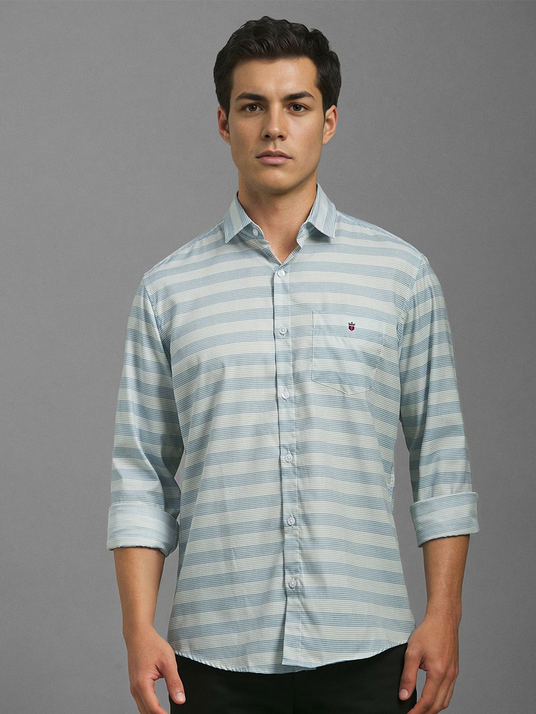 Louis Philippe Sport Men Slim Fit Horizontal Stripes Opaque Striped Casual Shirt, Blue
Louis Philippe Sport Men Slim Fit Horizontal Stripes Opaque Striped Casual Shirt, Blue