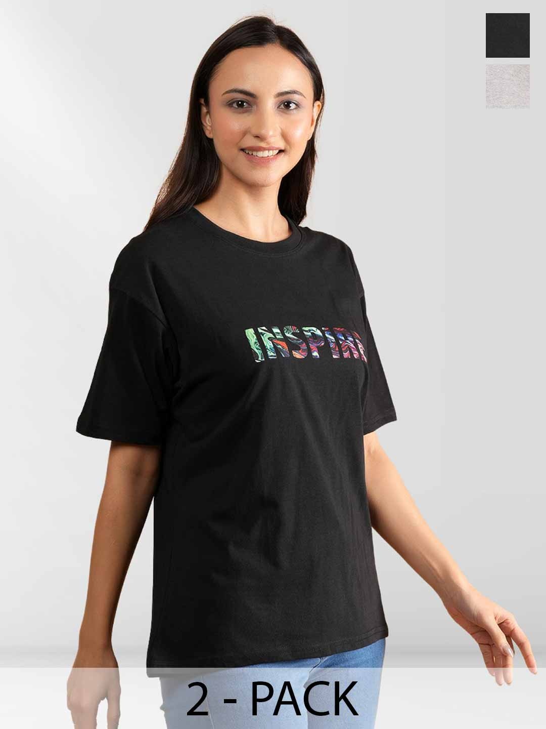 Metronaut Women Typography 2 Printed Extended Sleeves Applique T-shirt, Multi
Metronaut Women Typography 2 Printed Extended Sleeves Applique T-shirt, Multi