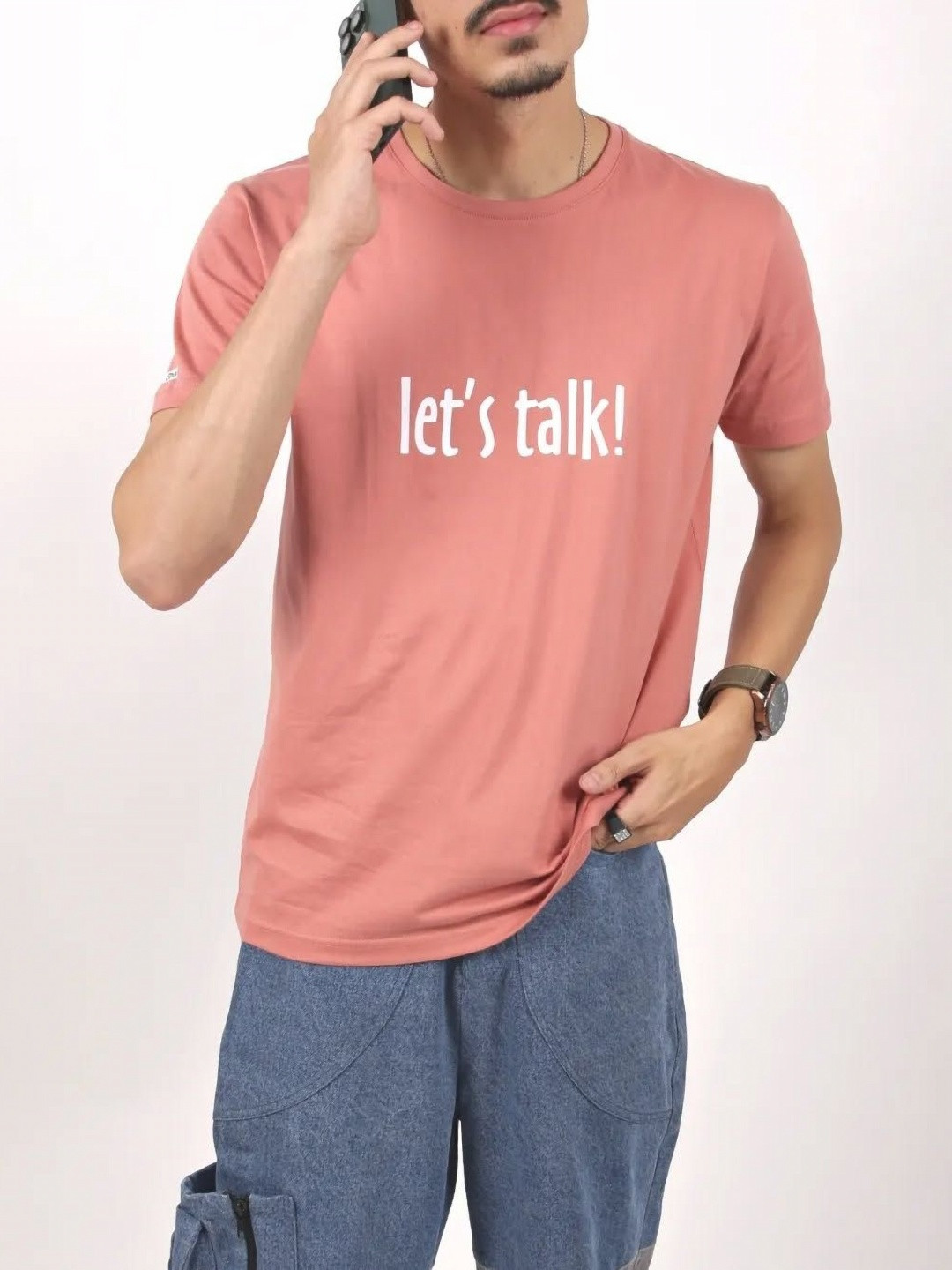 KaamBhari Unisex Extended Sleeves Pure Cotton Raw Edge T-shirt, Pink
KaamBhari Unisex Extended Sleeves Pure Cotton Raw Edge T-shirt, Pink