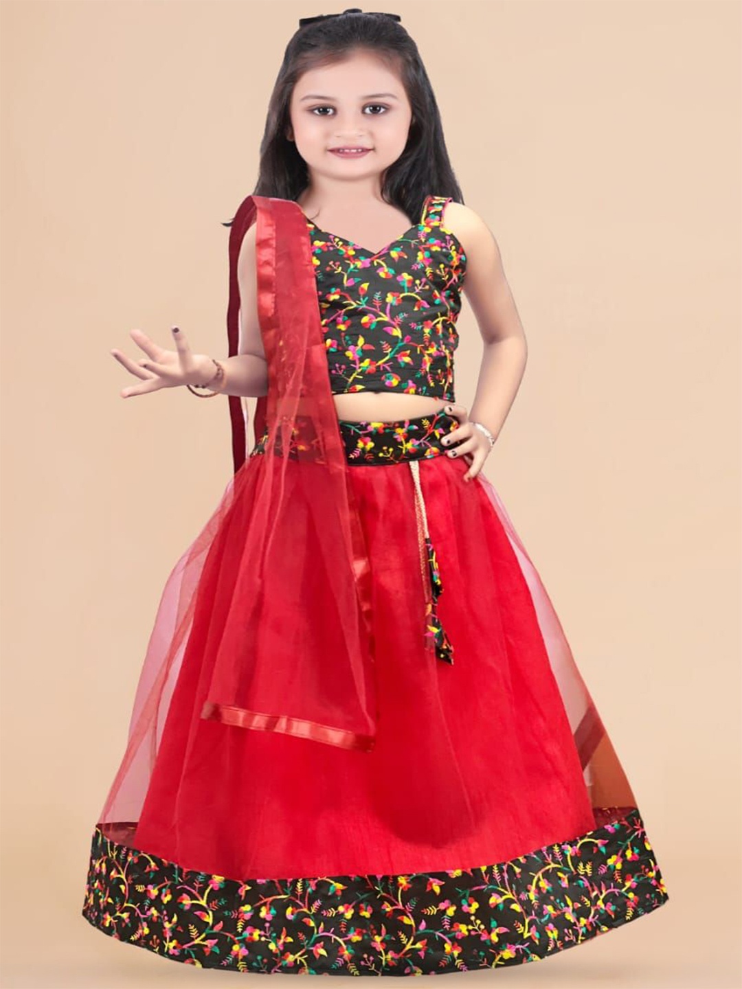 Sainur creation Girls Embroidered Ready to Wear Lehenga & Blouse With Dupatta, Maroon
Sainur creation Girls Embroidered Ready to Wear Lehenga & Blouse With Dupatta, Maroon