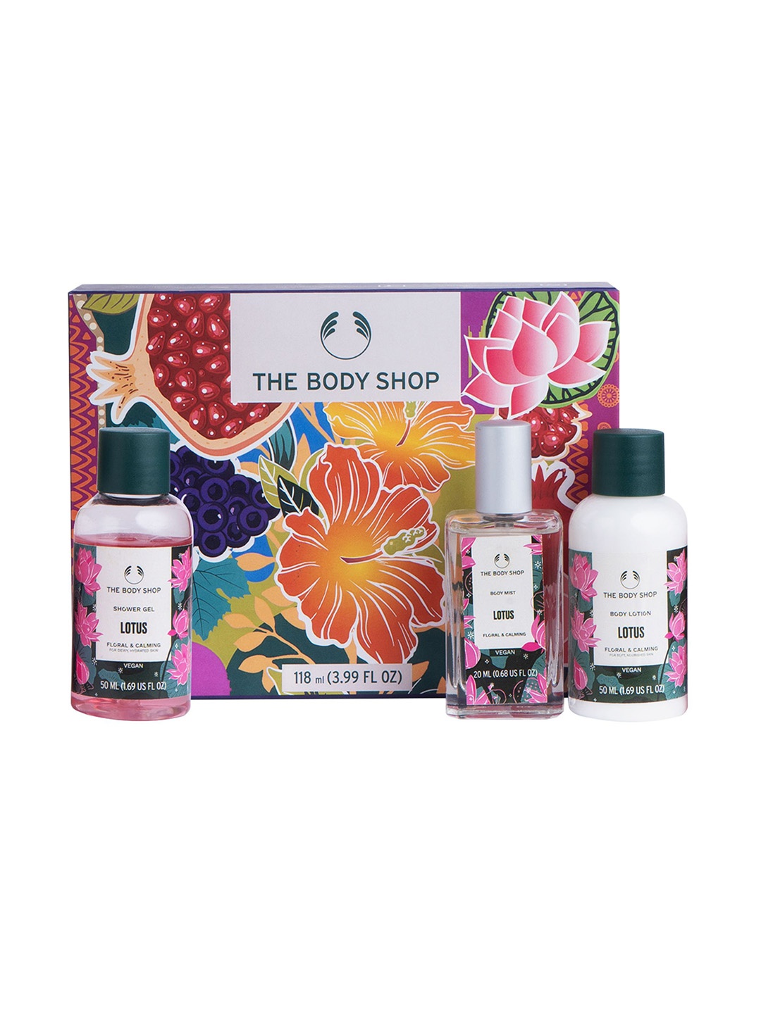 The Body Shop Set Of 3 Lotus Body Mist 20 ml Body Lotion 50 ml Shower Gel Gift Set 50 ml, White
The Body Shop Set Of 3 Lotus Body Mist 20 ml Body Lotion 50 ml Shower Gel Gift Set 50 ml, White