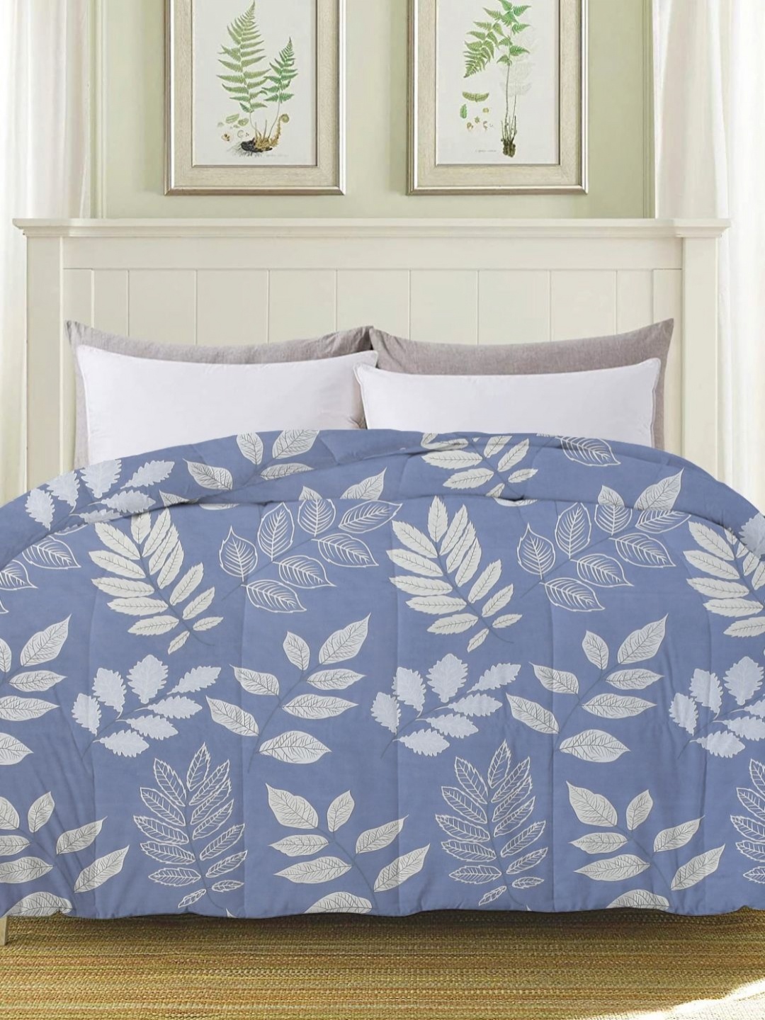 bsb home Silver-Toned Floral Microfiber Mild Winter 210 GSM Single Bed Comforter
bsb home Silver-Toned Floral Microfiber Mild Winter 210 GSM Single Bed Comforter