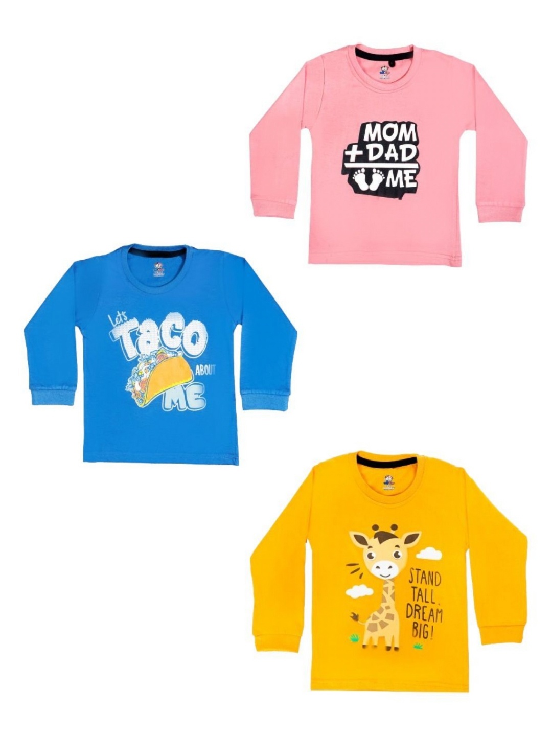 BAESD Unisex Kids Pack Of 3 Graphic Printed Round Neck Cotton Relaxed Fit T-shirts, Pink
BAESD Unisex Kids Pack Of 3 Graphic Printed Round Neck Cotton Relaxed Fit T-shirts, Pink