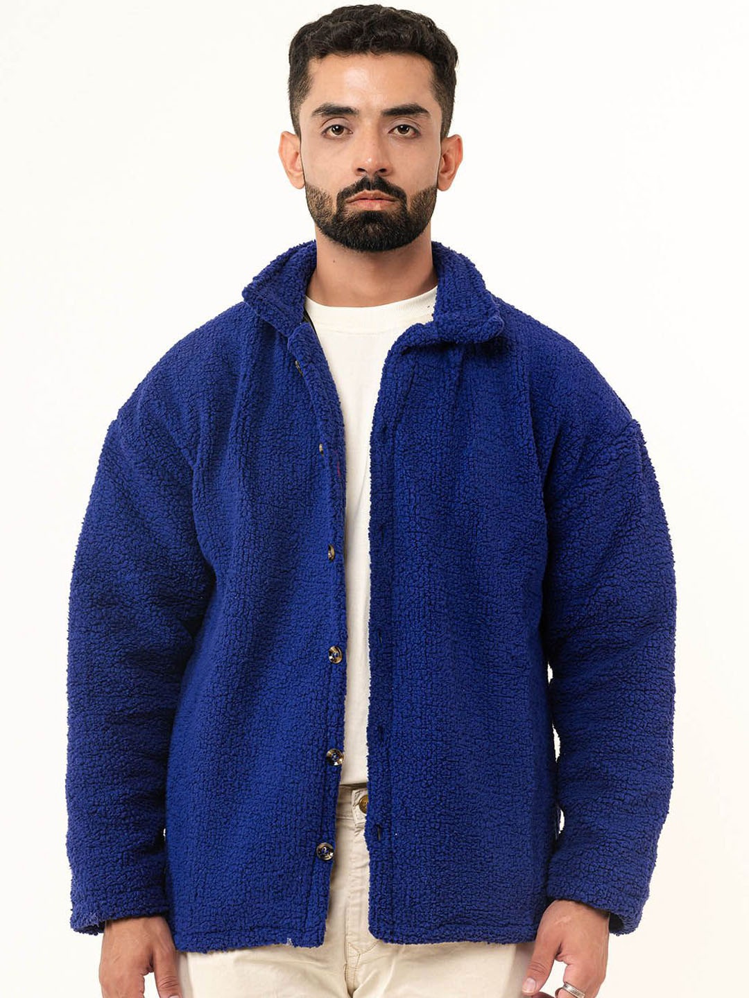 Tistabene Men Spread Collar Solid Fleece Casual Lightweight Parka Jacket, Blue
Tistabene Men Spread Collar Solid Fleece Casual Lightweight Parka Jacket, Blue