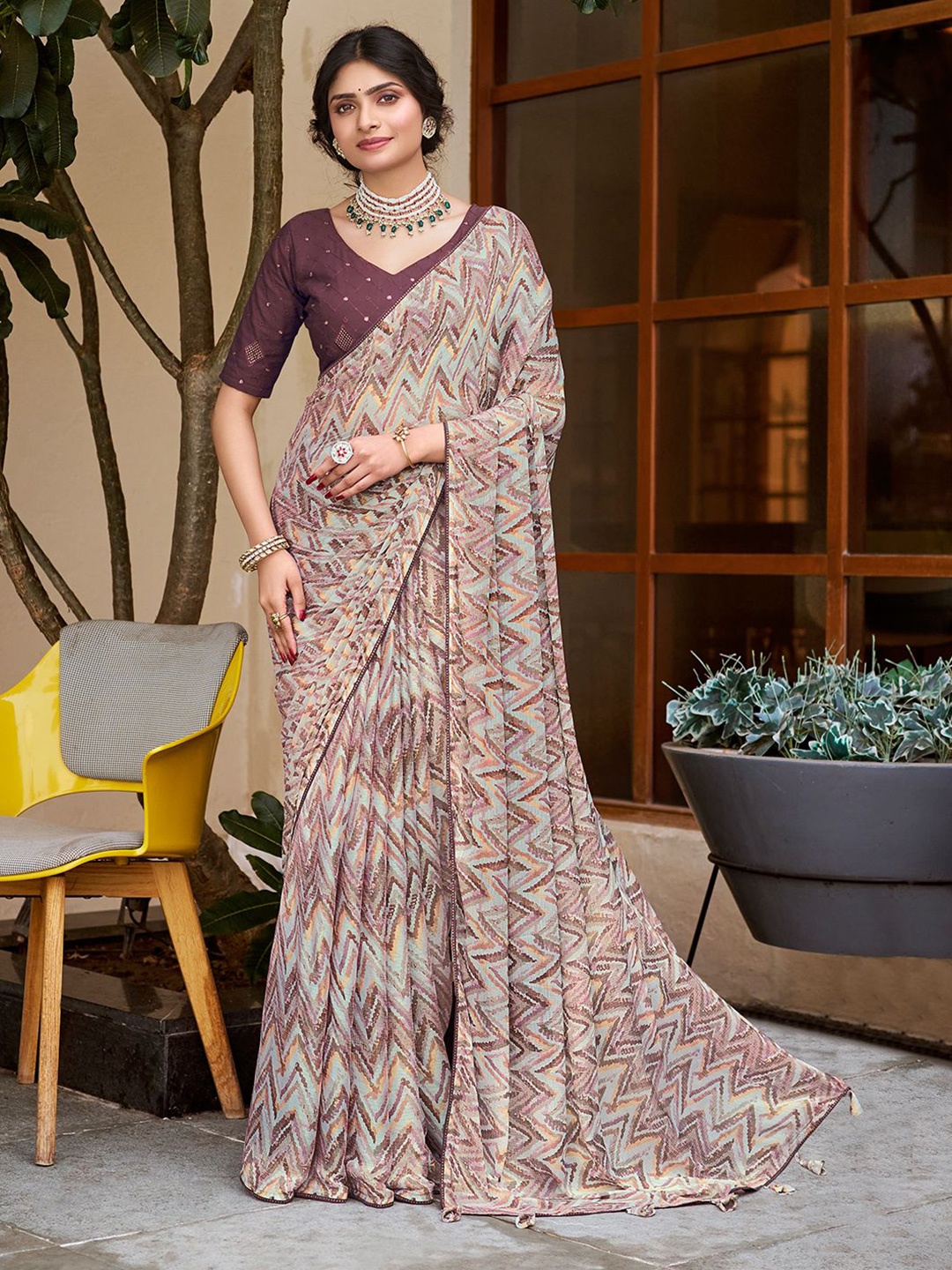 LeeliPeeri Designer Beads and Stones Embellished Bagru Saree With Unstitched Blouse Piece, Blue
LeeliPeeri Designer Beads and Stones Embellished Bagru Saree With Unstitched Blouse Piece, Blue
