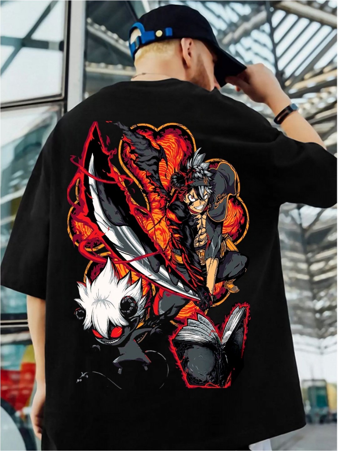 ZEN1 FASHION Men Abzorb Graphic Printed Round Neck Cotton Oversized T-shirt, Black
ZEN1 FASHION Men Abzorb Graphic Printed Round Neck Cotton Oversized T-shirt, Black