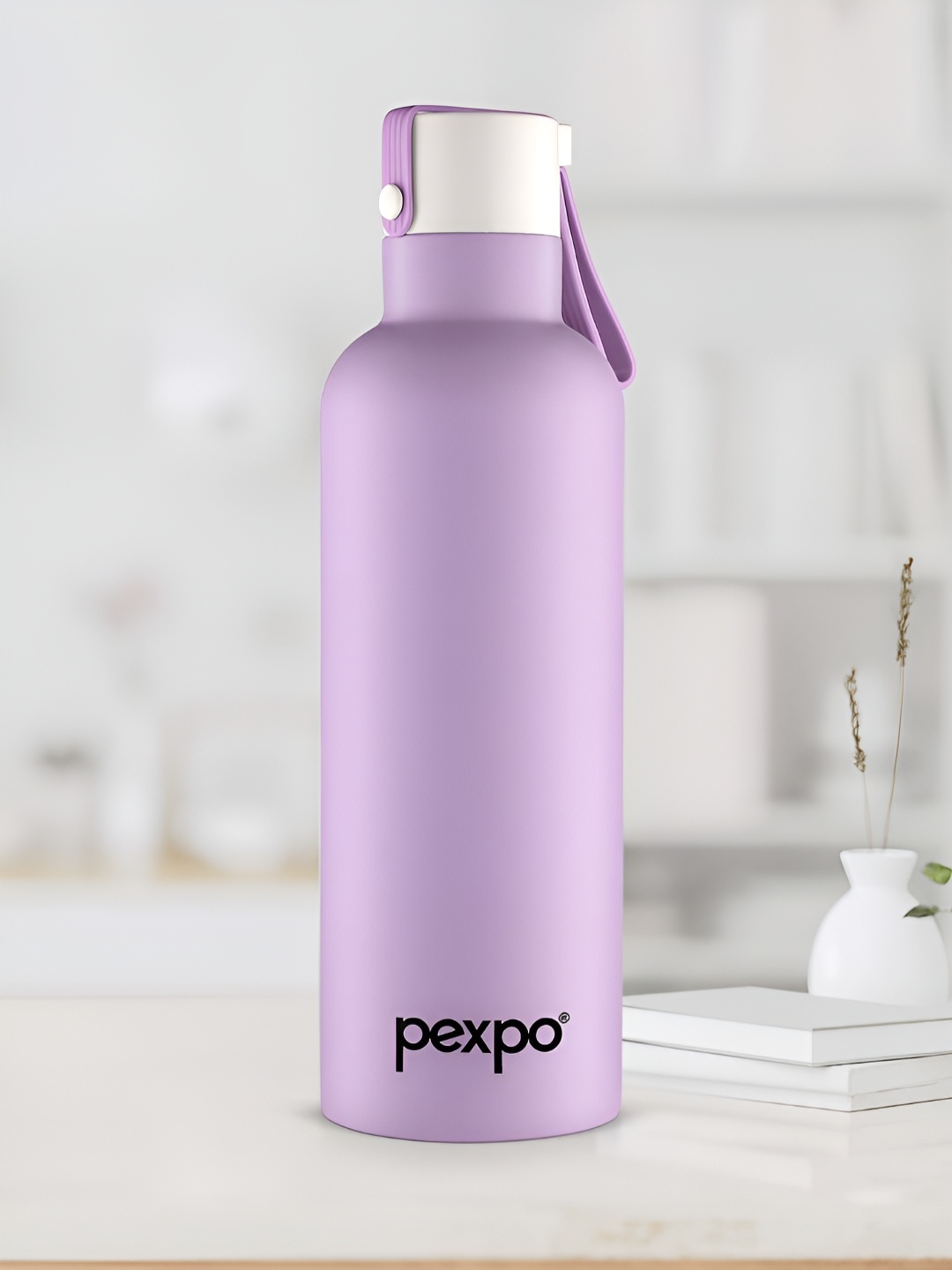 Pexpo Purple & White Brand Logo Stainless Steel Double Wall Vacuum Water Bottle-500 ML
Pexpo Purple & White Brand Logo Stainless Steel Double Wall Vacuum Water Bottle-500 ML