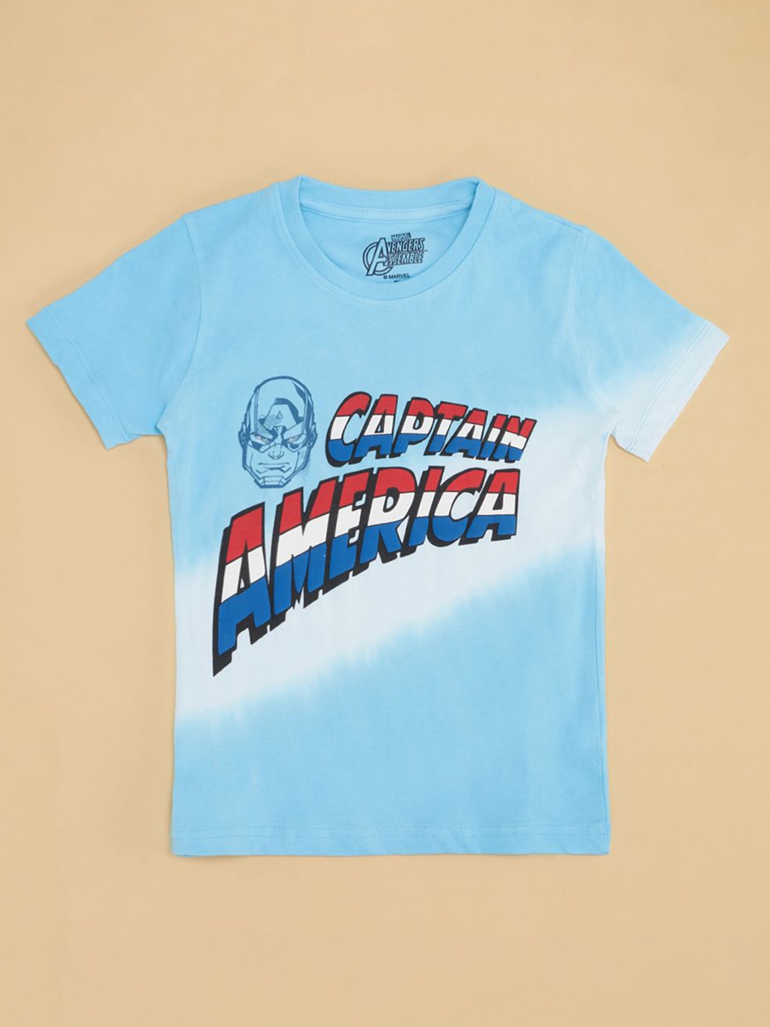Pantaloons Junior Boys Captain America Typography Printed Round Neck Cotton T-shirt, Blue
Pantaloons Junior Boys Captain America Typography Printed Round Neck Cotton T-shirt, Blue