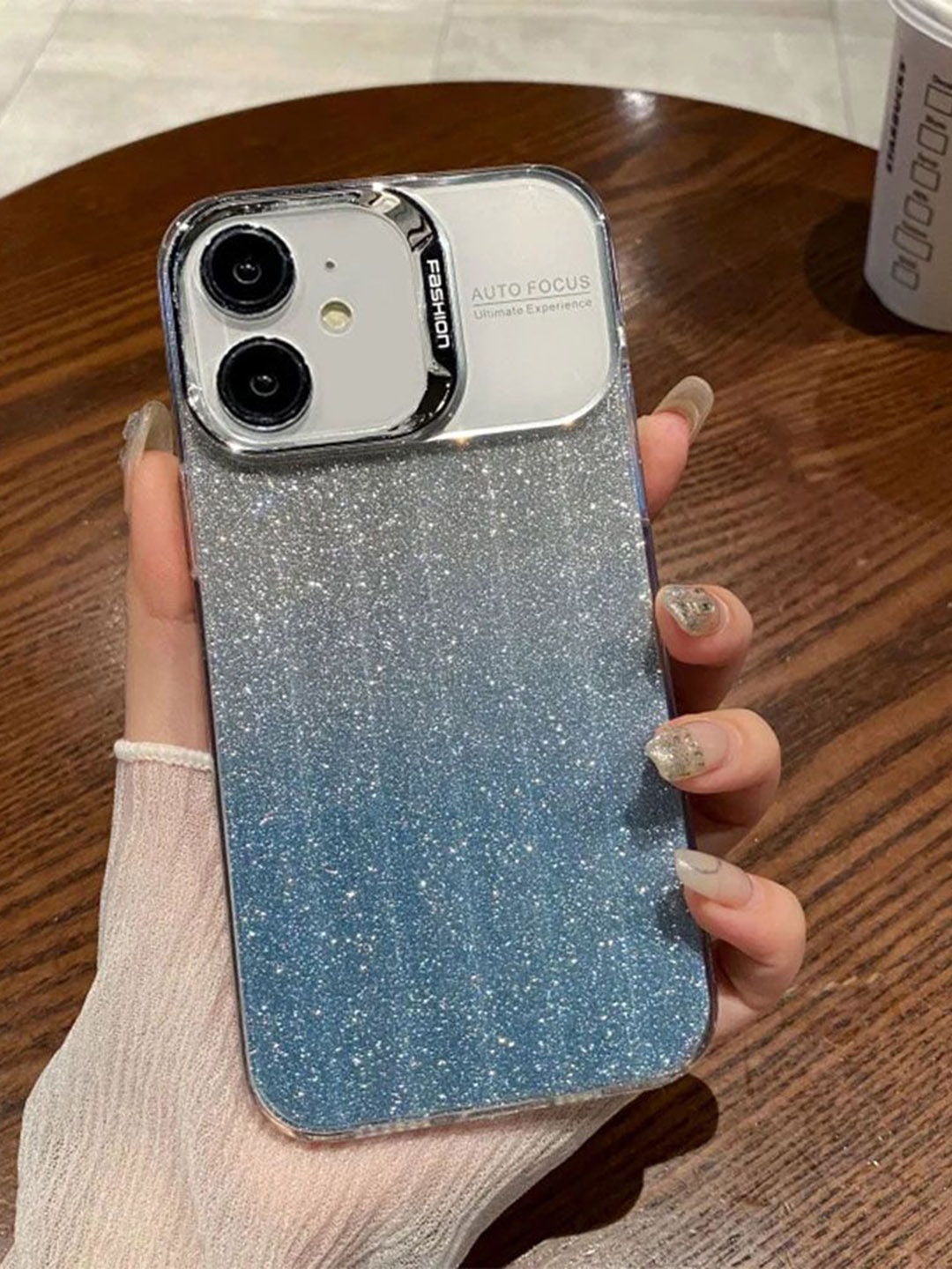 Luxury Kase Solid LK120 Fashion Transparent Glitter Bling Gradient iPhone 11 Back Case, Blue
Luxury Kase Solid LK120 Fashion Transparent Glitter Bling Gradient iPhone 11 Back Case, Blue
