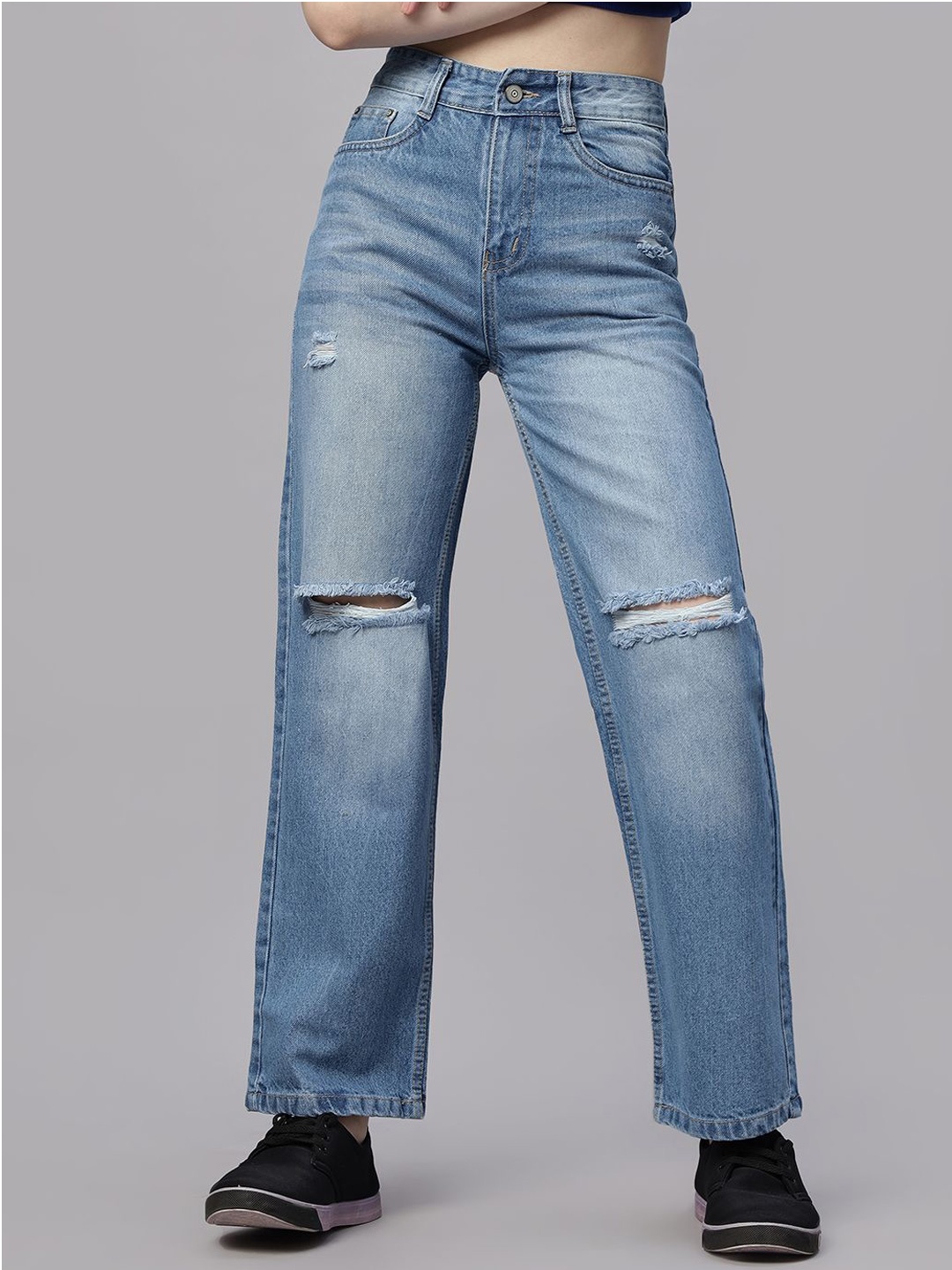 ZUYA High-Rise Ice Blue Whisker Straight Fit Denim Women Jeans Classic Meets Contemporary
ZUYA High-Rise Ice Blue Whisker Straight Fit Denim Women Jeans Classic Meets Contemporary