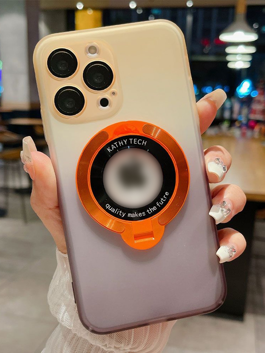 Luxury Kase LK078 Solid iPhone 14 Pro Matte Skin Sensation Gradient Color Back Case, Beige
Luxury Kase LK078 Solid iPhone 14 Pro Matte Skin Sensation Gradient Color Back Case, Beige
