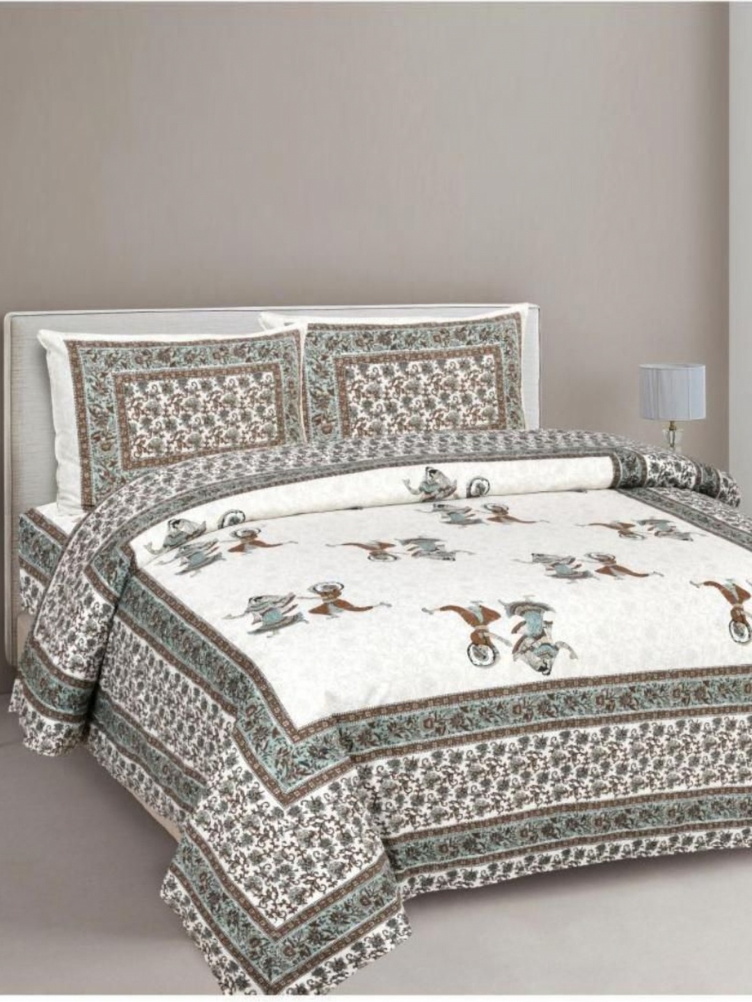 Myntra Elegant Homes White Floral Printed Cotton 180 TC King Bedsheet Set 2.74 m x 2.54m
Myntra Elegant Homes White Floral Printed Cotton 180 TC King Bedsheet Set 2.74 m x 2.54m