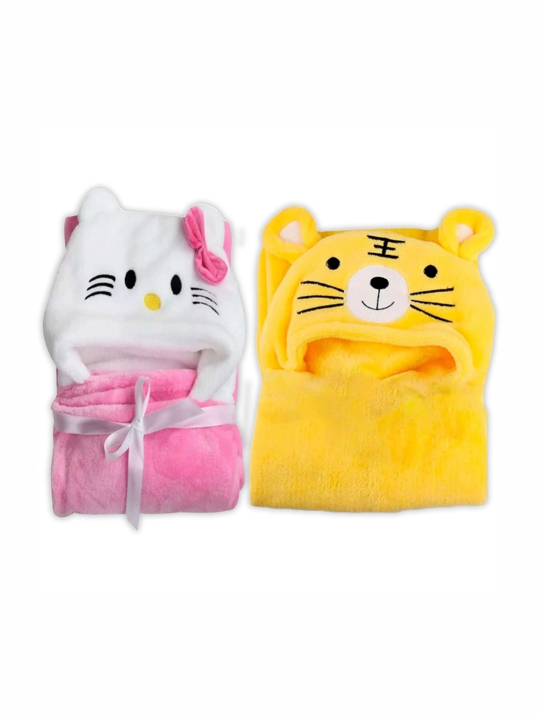 OyO Baby Infants Kids Pink 2 Pieces Kitty and Yellow Tiger 550 GSM Ac Room Baby Blankets
OyO Baby Infants Kids Pink 2 Pieces Kitty and Yellow Tiger 550 GSM Ac Room Baby Blankets
