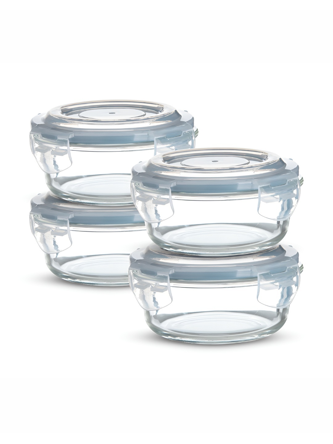 BERGNER Transparent 4 Pieces Borosilicate Glass Microwave Safe Fridge Container-400ml
BERGNER Transparent 4 Pieces Borosilicate Glass Microwave Safe Fridge Container-400ml