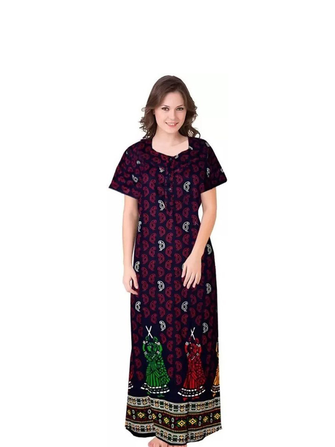 PR PINK ROYAL Printed Maxi Nightdress, Blue
PR PINK ROYAL Printed Maxi Nightdress, Blue