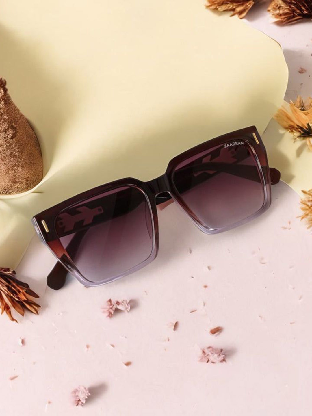 ZAADRAN Unisex Wayfarer Sunglasses with Polarised and UV Protected Lens, Brown
ZAADRAN Unisex Wayfarer Sunglasses with Polarised and UV Protected Lens, Brown
