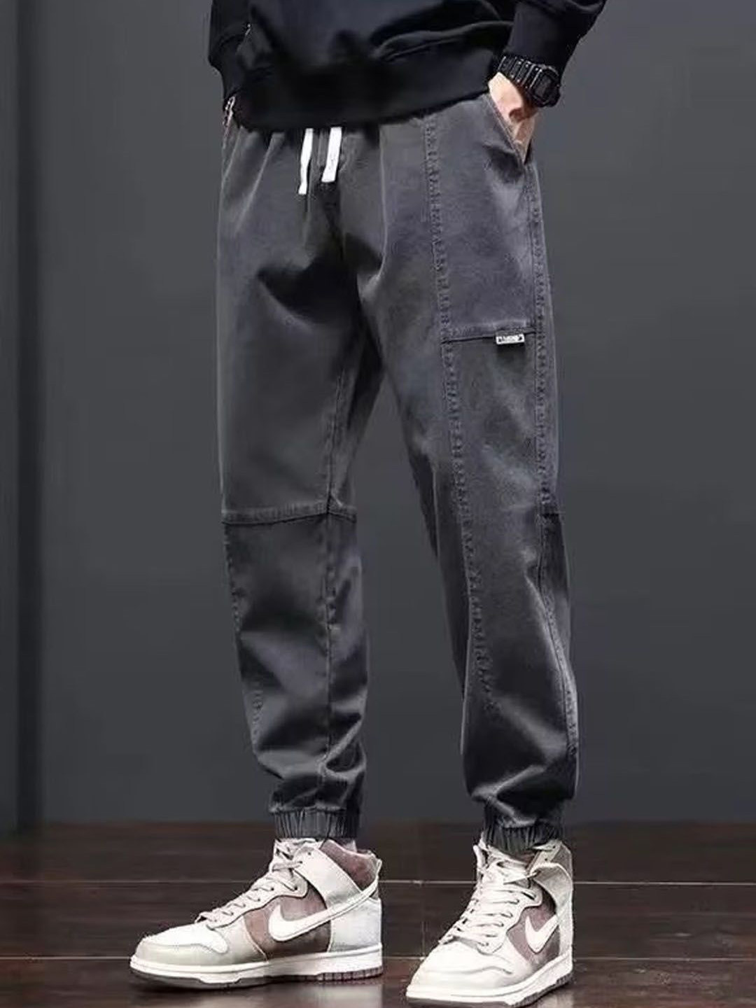 StyleCast Men Regular Fit Joggers Trousers, Grey
StyleCast Men Regular Fit Joggers Trousers, Grey