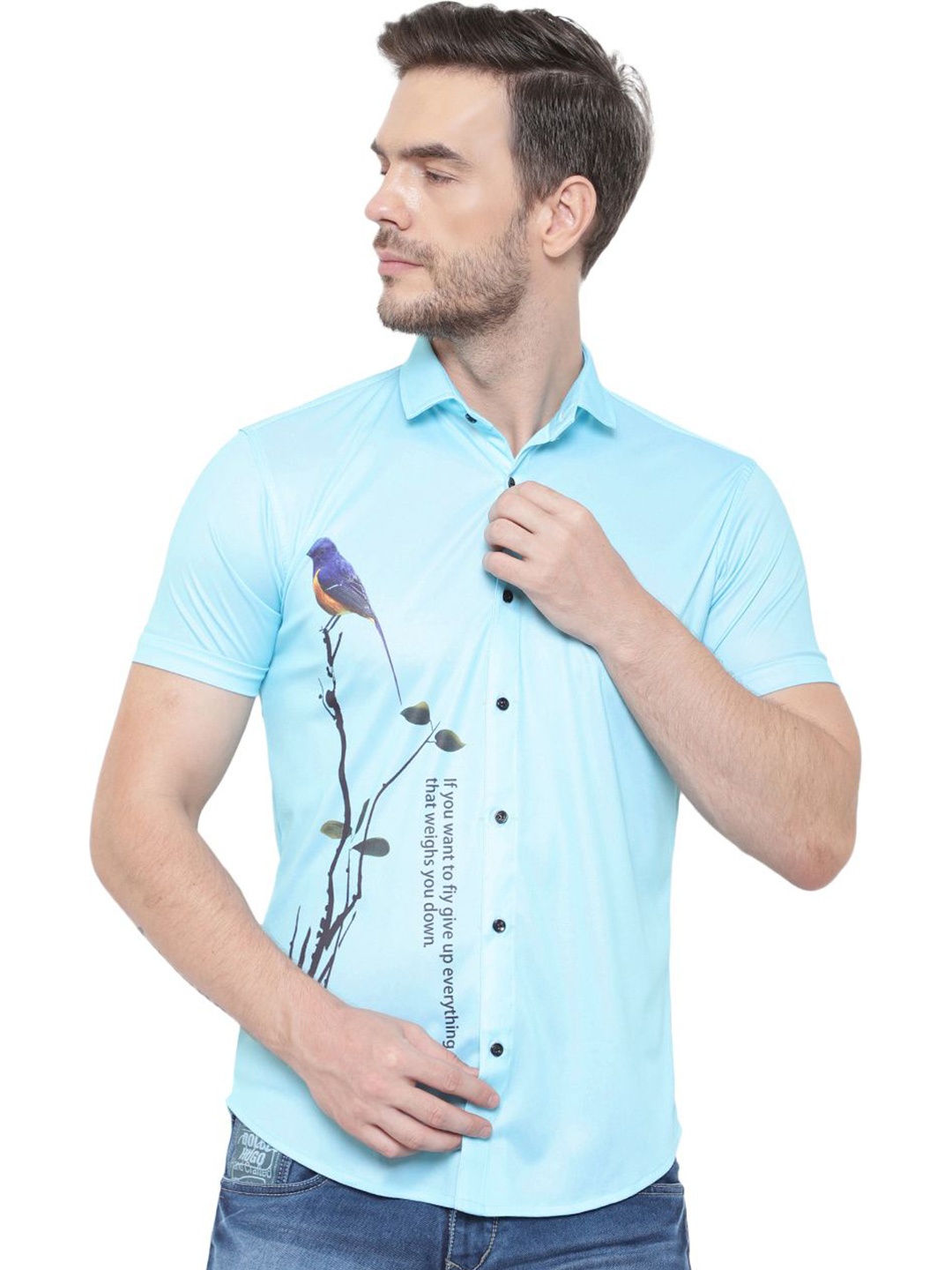 iCome Men Slim Fit Spread Collar Graphic Printed Cotton Linen Casual Shirt, Turquoise blue
iCome Men Slim Fit Spread Collar Graphic Printed Cotton Linen Casual Shirt, Turquoise blue