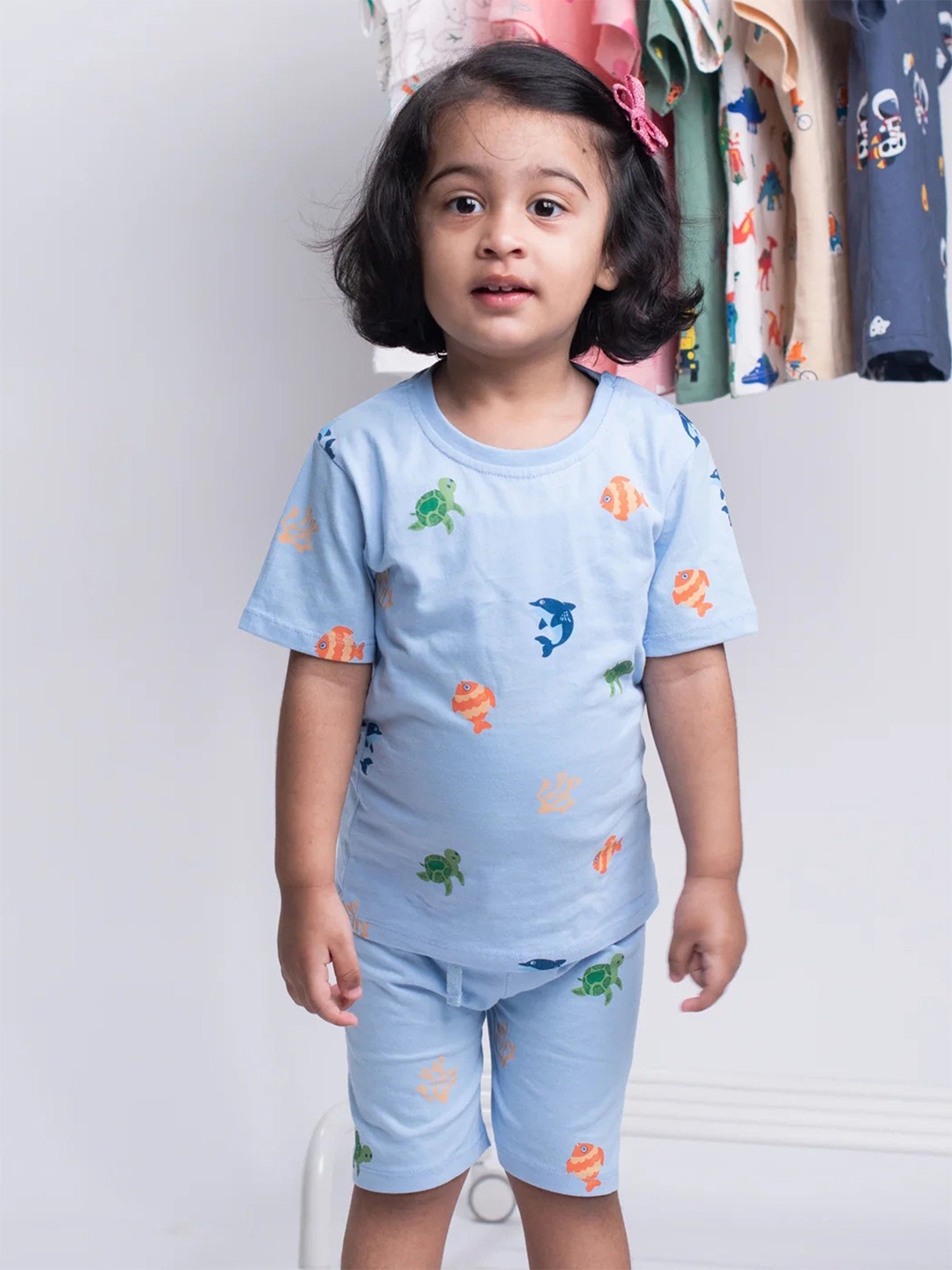 Orange Sugar Infant Pack Of 3 Quriky Printed Pure Cotton T-shirt With Shorts, Navy blue
Orange Sugar Infant Pack Of 3 Quriky Printed Pure Cotton T-shirt With Shorts, Navy blue
