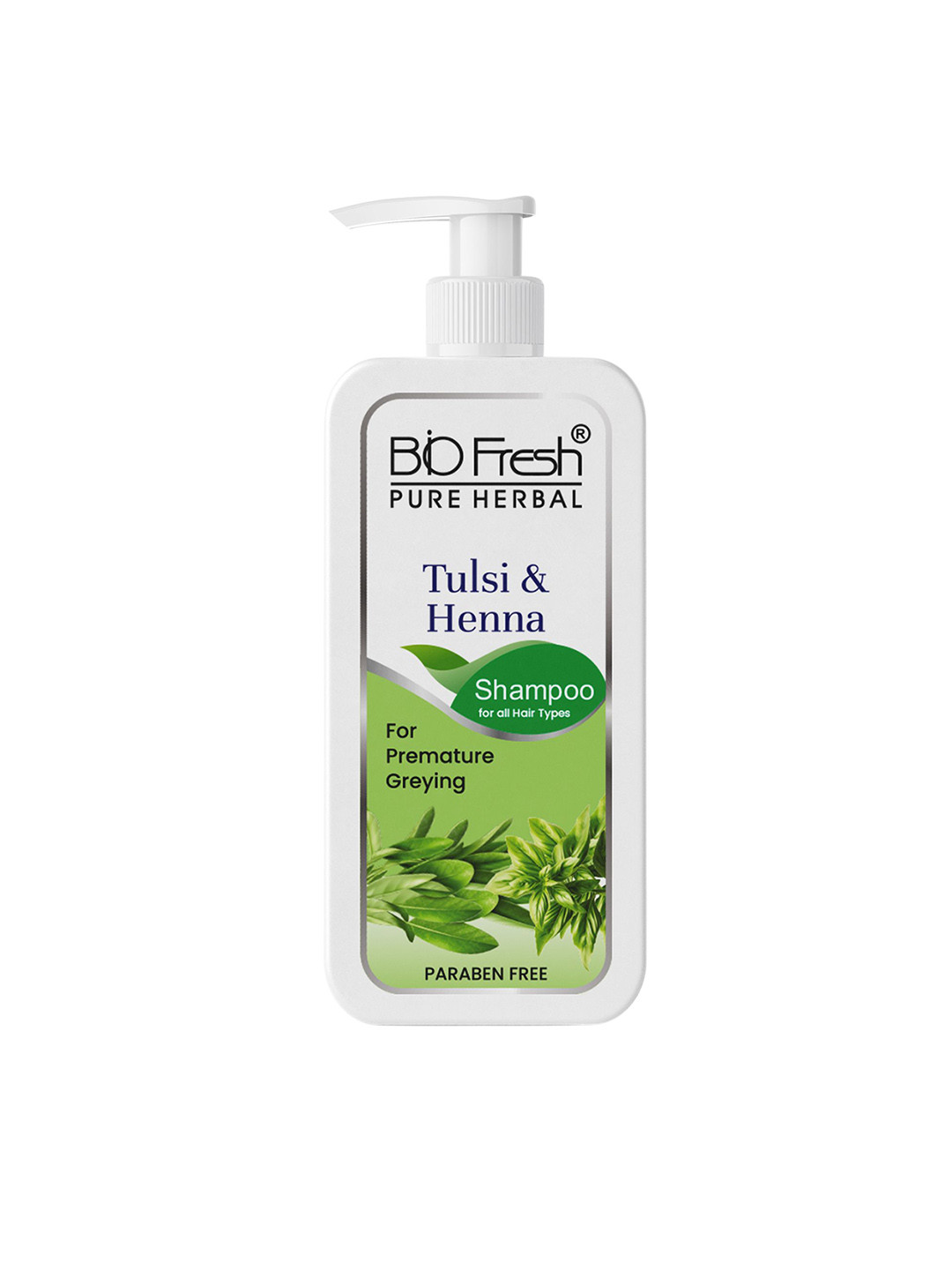 BIOFRESH Tulsi & Henna Herbal Shampoo For Scalp Health & Stronger Hair - 500 ml, Green
BIOFRESH Tulsi & Henna Herbal Shampoo For Scalp Health & Stronger Hair - 500 ml, Green