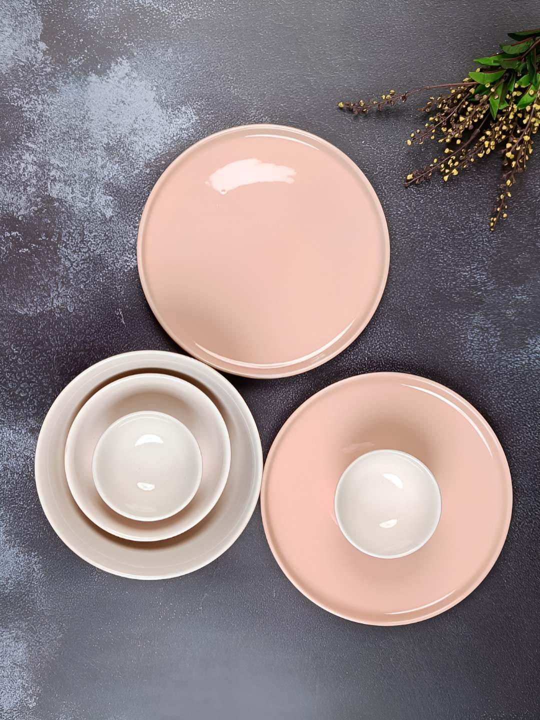 Myntra Elegant Homes Pink 10 Pieces Ceramic Dishwasher and Microwave Dinner Set
Myntra Elegant Homes Pink 10 Pieces Ceramic Dishwasher and Microwave Dinner Set