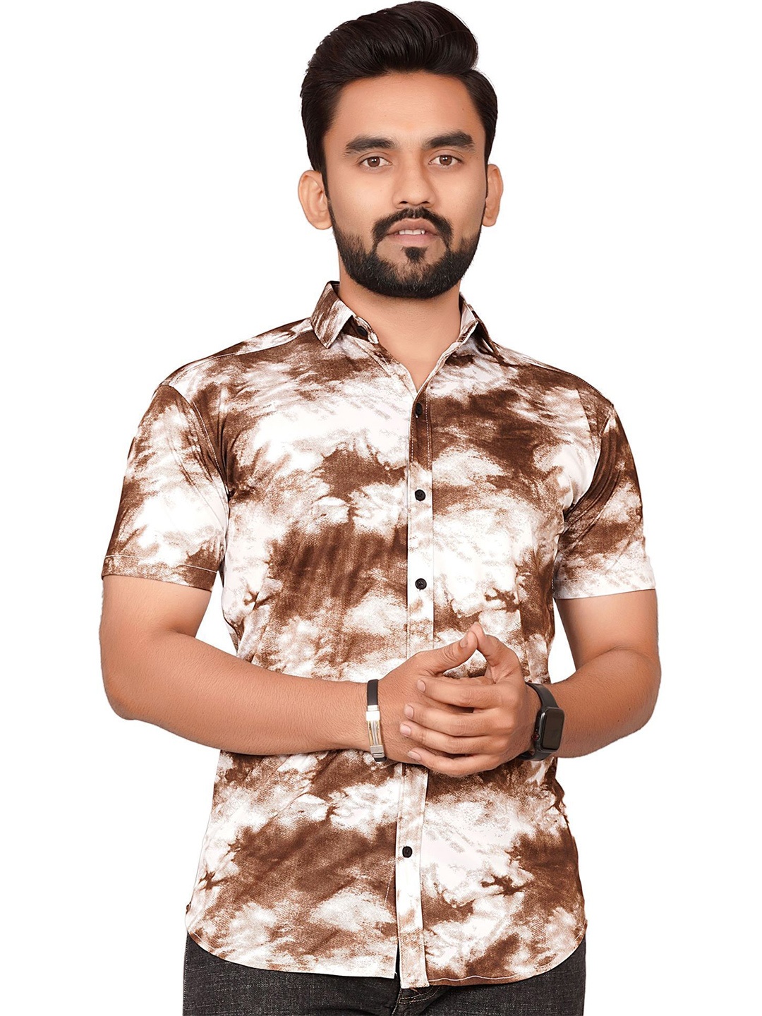 Metronaut Men Regular Fit Spread Collar Abstract Printed Elastane Casual Shirt, White
Metronaut Men Regular Fit Spread Collar Abstract Printed Elastane Casual Shirt, White