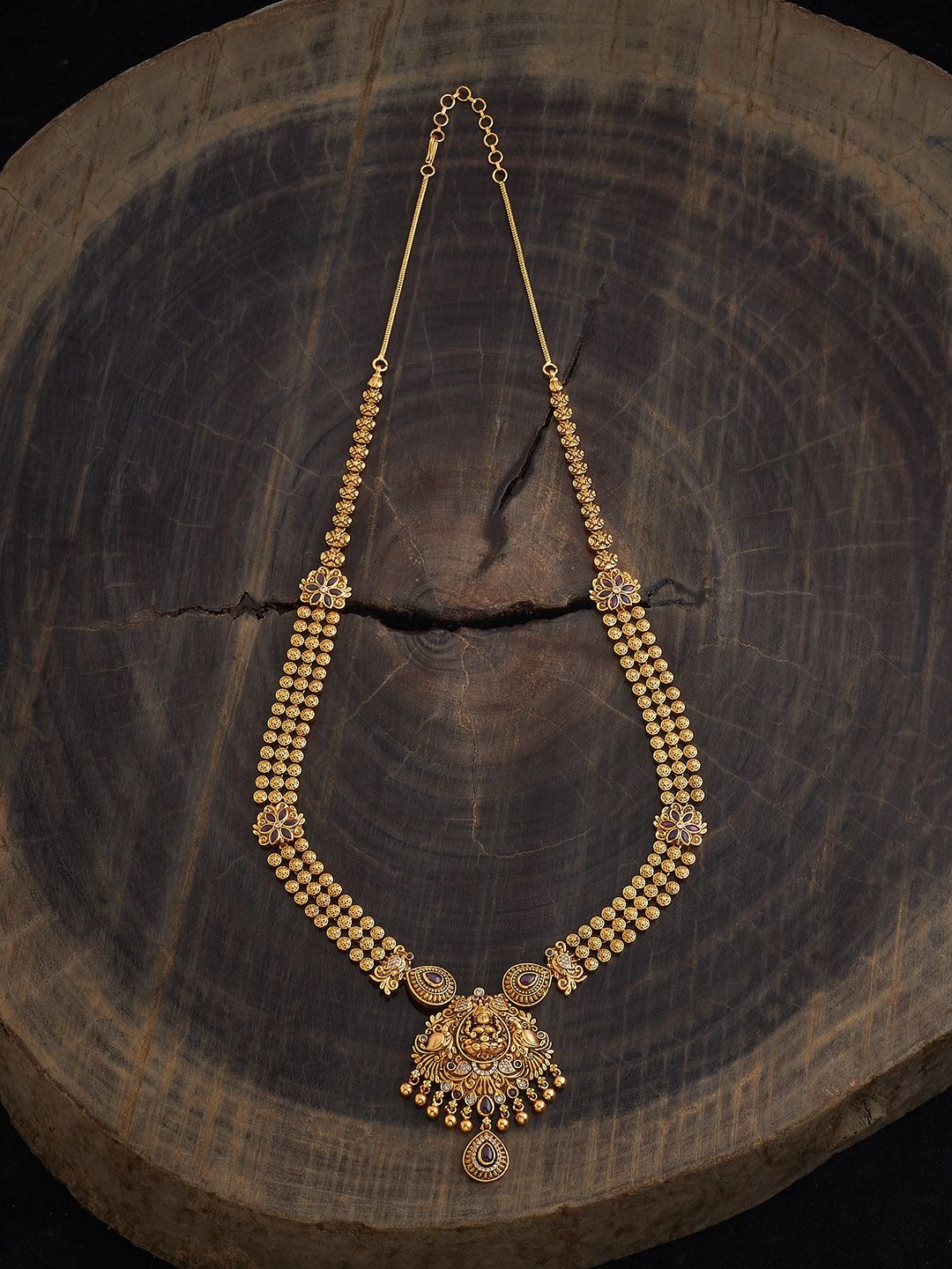 Kushal's Fashion Jewellery Copper Gold-Plated Stone Studded & Beaded Antique Necklace
Kushal's Fashion Jewellery Copper Gold-Plated Stone Studded & Beaded Antique Necklace