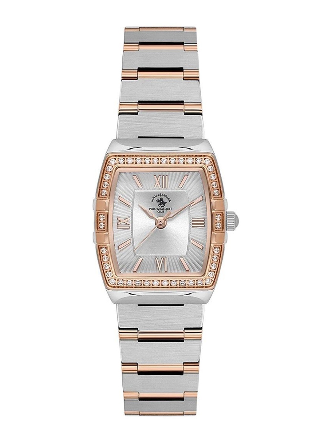 SANTA BARBARA POLO & RACQUET CLUB Women Embellished Analogue Watch SB.1.10584-5-, Silver
SANTA BARBARA POLO & RACQUET CLUB Women Embellished Analogue Watch SB.1.10584-5-, Silver