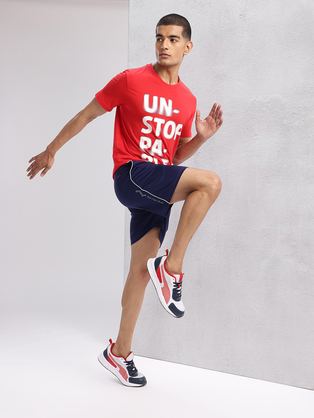 HRX by Hrithik Roshan Men Rapid-Dry Running Shorts, Navy blue
HRX by Hrithik Roshan Men Rapid-Dry Running Shorts, Navy blue