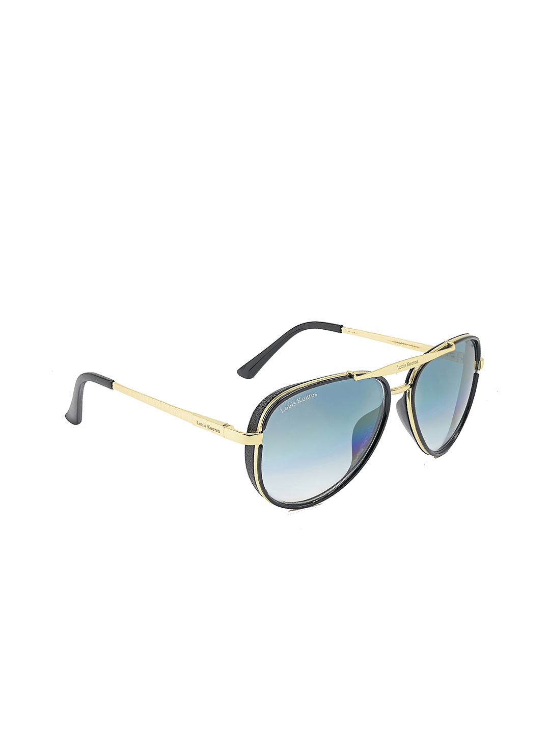 LOUIS KOUROS Unisex Aviator Sunglasses with UV Protected Lens SUN-LK-4414-BLU2GLD, Blue
LOUIS KOUROS Unisex Aviator Sunglasses with UV Protected Lens SUN-LK-4414-BLU2GLD, Blue