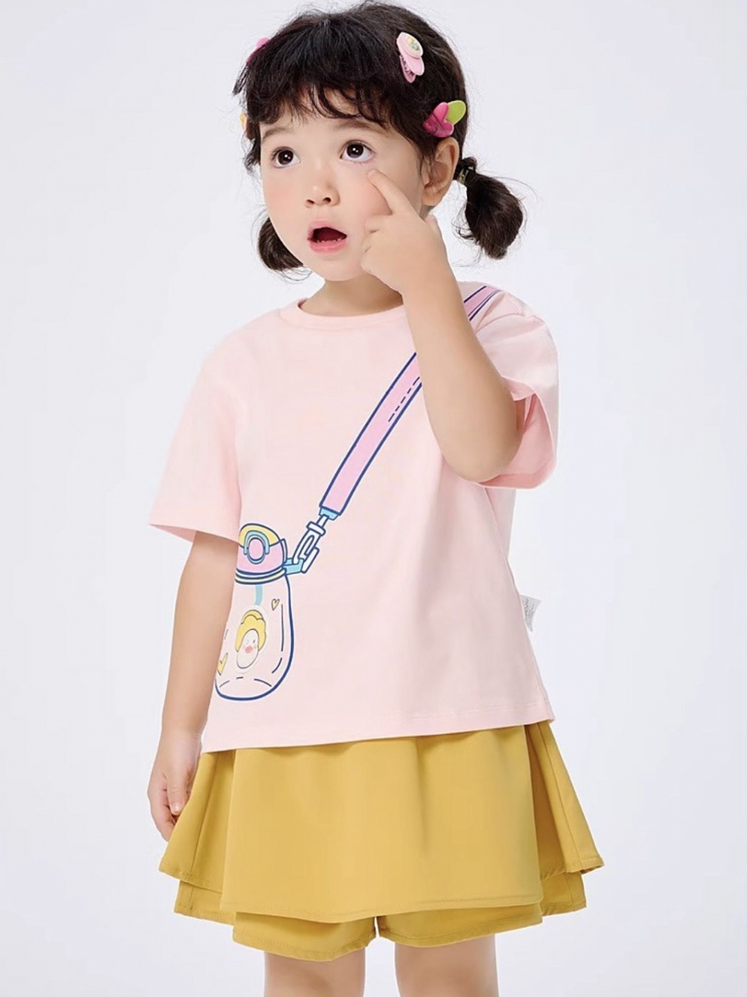 LULU & SKY Girls Graphic Printed Round Neck Cotton Oversized T-shirt, Pink
LULU & SKY Girls Graphic Printed Round Neck Cotton Oversized T-shirt, Pink