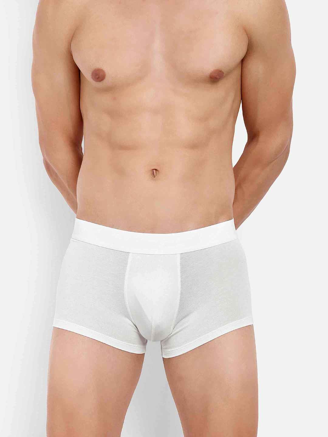 LOGGERHEAD Men Solid Cotton Short Trunk, White 
LOGGERHEAD Men Solid Cotton Short Trunk, White