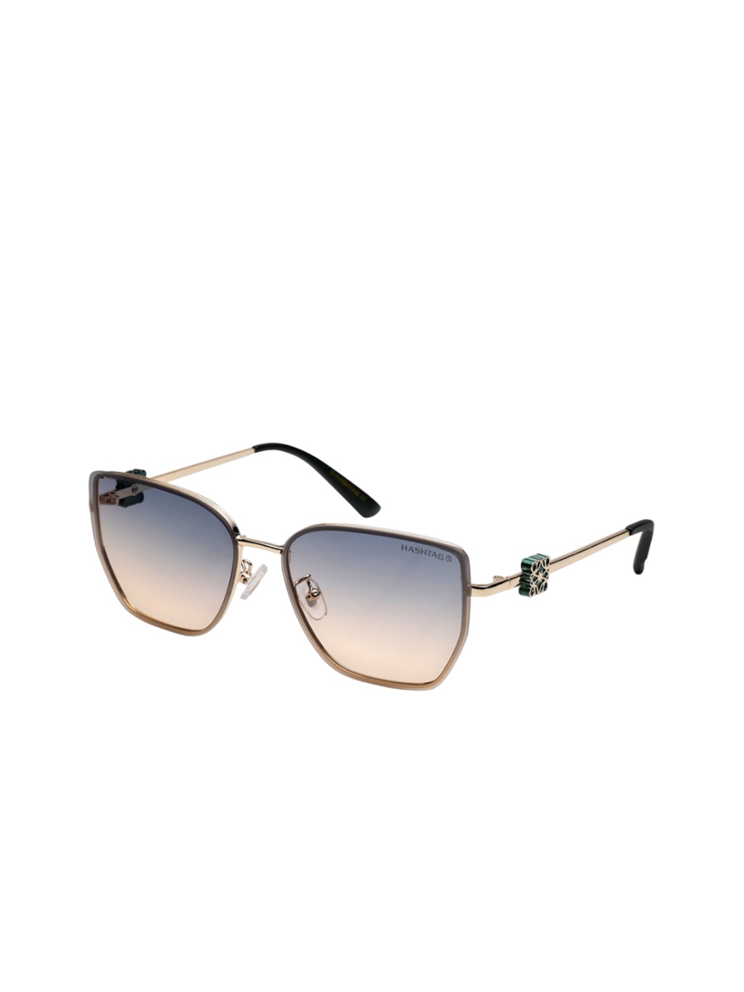 HASHTAG EYEWEAR Women Rectangle Sunglasses with Polarised and UV Protected Lens, Blue
HASHTAG EYEWEAR Women Rectangle Sunglasses with Polarised and UV Protected Lens, Blue