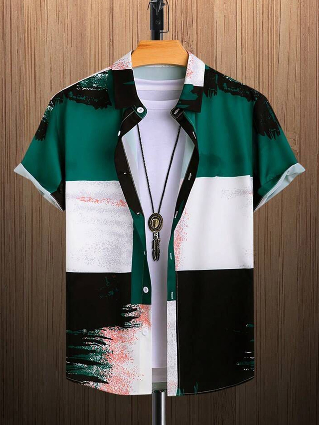 Metronaut Men Standard Regular Fit Spread Collar Colourblocked Elastane Casual Shirt, Green
Metronaut Men Standard Regular Fit Spread Collar Colourblocked Elastane Casual Shirt, Green