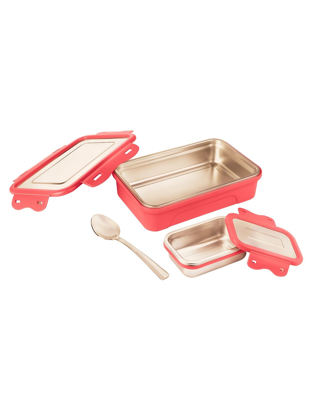 Classic Essentials Kidzo Red Stainless Steel Airtight Leak-Proof Lunch Box 800 ml
Classic Essentials Kidzo Red Stainless Steel Airtight Leak-Proof Lunch Box 800 ml