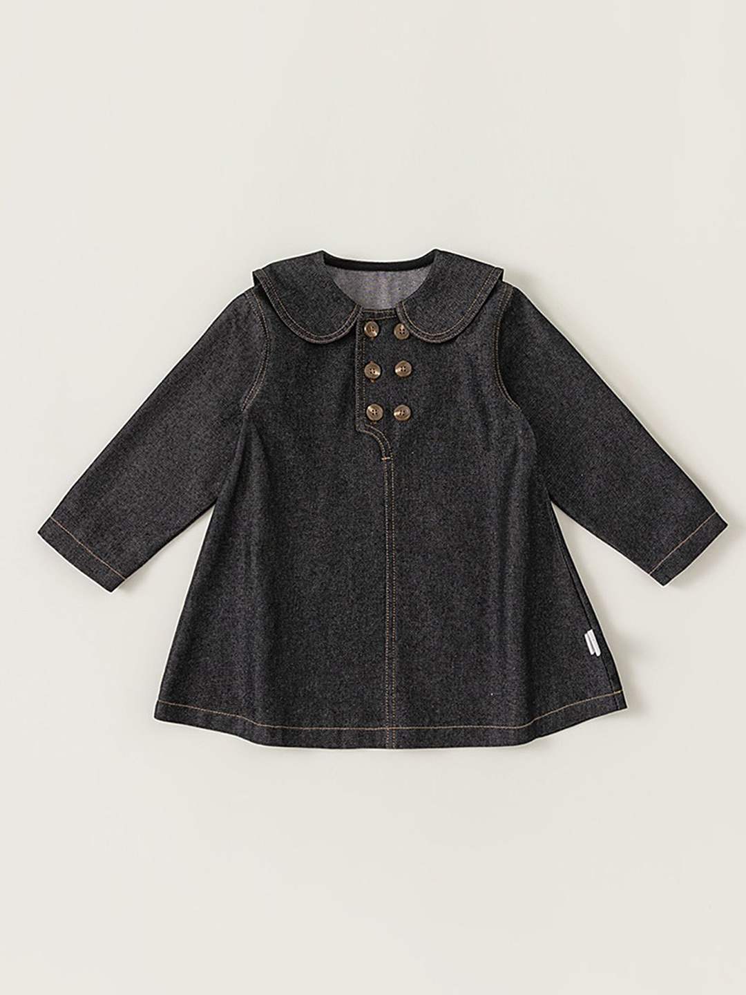 LULU & SKY Girls Long Sleeve Peter Pan Collared A-Line Knee Length Dress, Black
LULU & SKY Girls Long Sleeve Peter Pan Collared A-Line Knee Length Dress, Black
