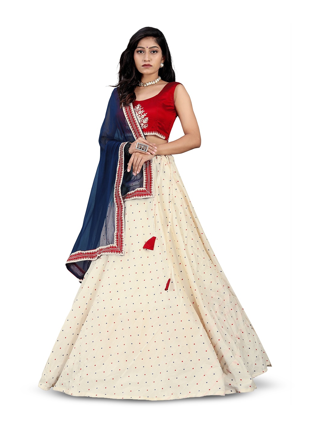 Anneca Girls Embroidered Thread Work Ready to Wear Lehenga & Blouse With Dupatta, Red
Anneca Girls Embroidered Thread Work Ready to Wear Lehenga & Blouse With Dupatta, Red