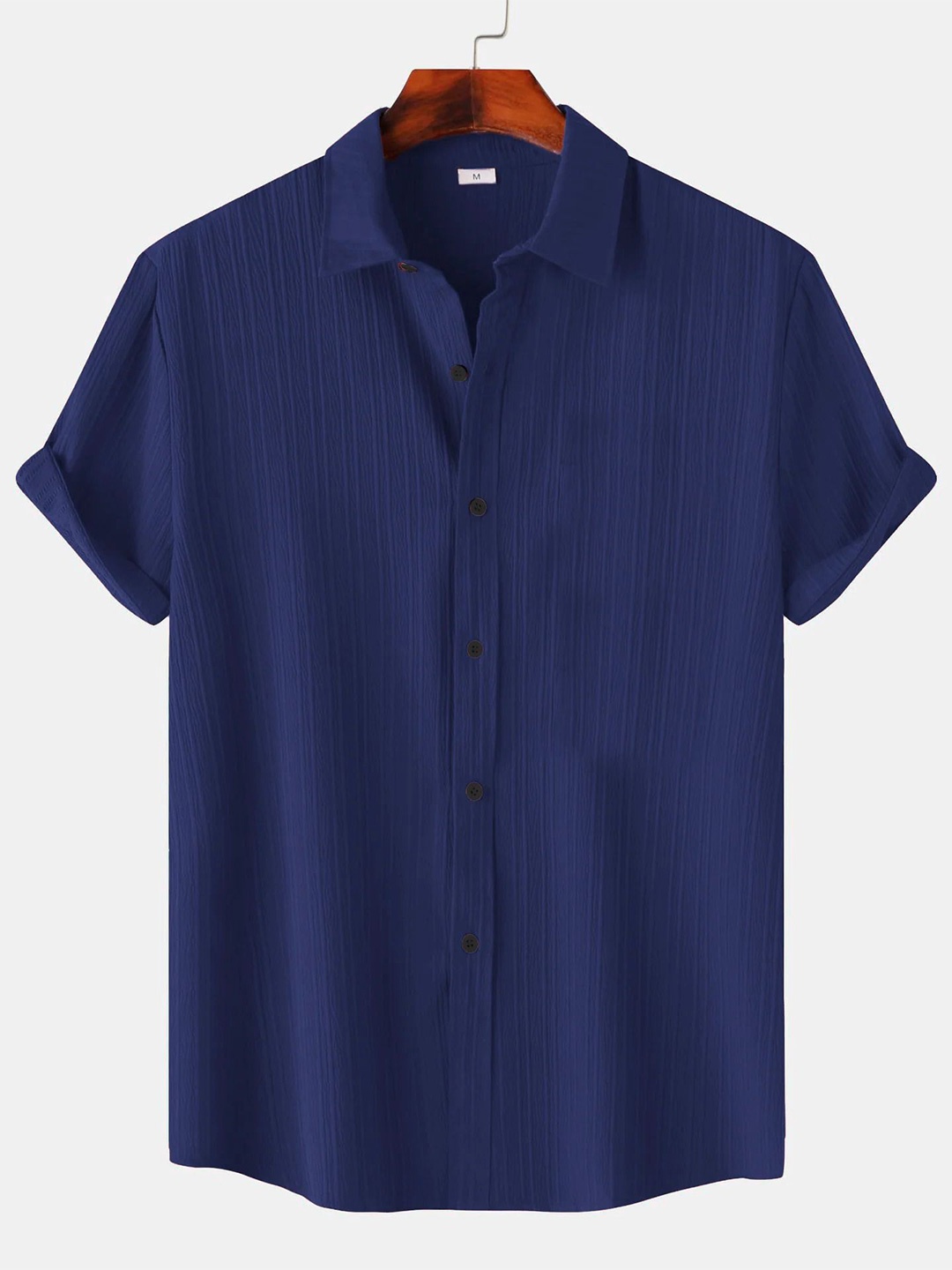 Metronaut Men Standard Regular Fit Spread Collar Textured Elastane Casual Shirt, Blue
Metronaut Men Standard Regular Fit Spread Collar Textured Elastane Casual Shirt, Blue